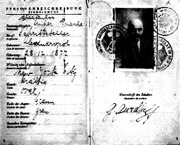 Passport of Gurdjieff